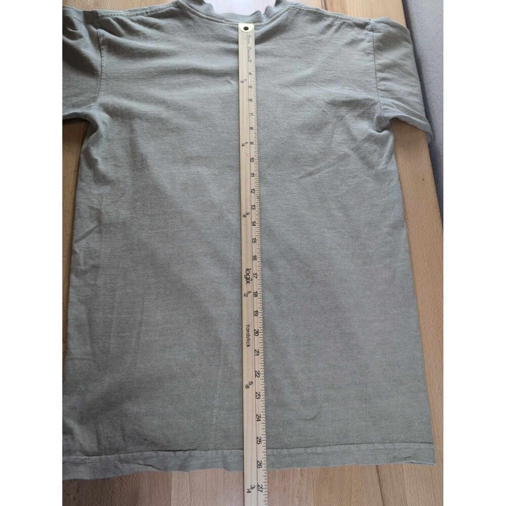 VTG Dallas Zoo T Shirt Mens Size Medium Embroidered Animals Beige Texas - Picture 7 of 7